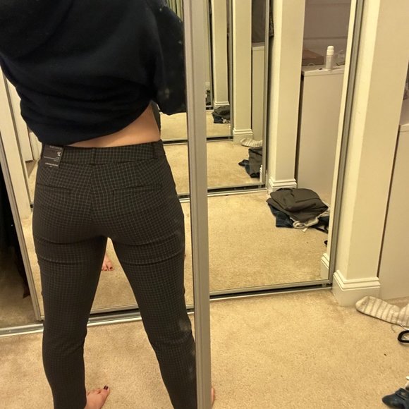 NWT Banana Republic Square Print Dress Pants - 2 - Picture 9 of 10